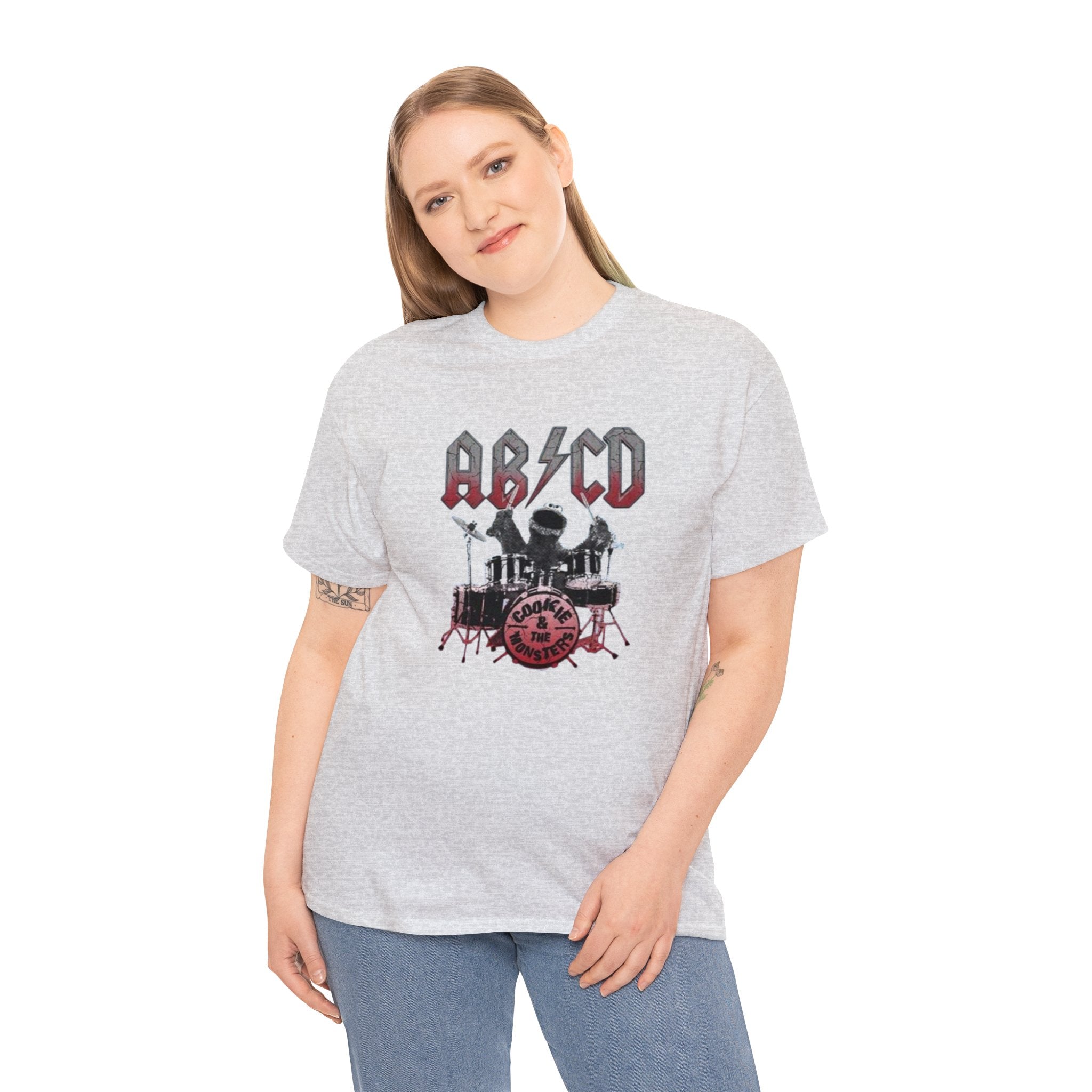 AC DC- Unisex Heavy Cotton Tee - Creations by Chris and Carlos